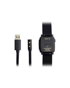 Pebble - Charging Cable for Pebble Time and Pebble Time Steel Smartwatches - Black