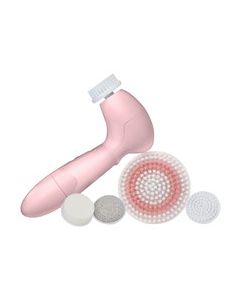 Spa Sonic - Skin Care System Face and Body Polisher 7-Piece Professional Kit - Pink