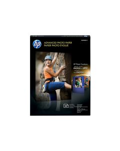 HP - 20-Count 5" x 7" Glossy Advanced Photo Paper - White