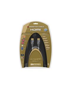 Monster - Gold Series 9' In-Wall HDMI A/V Cable - Gray