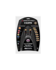 Monster - Black Platinum Series 16' In-Wall HDMI A/V Cable - Black