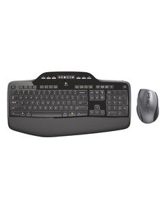 Logitech - MK710 Wireless Keyboard and Mouse - Black