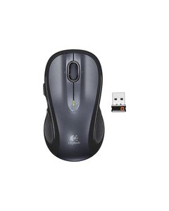 Logitech - M510 Wireless Laser Mouse - Silver/Black