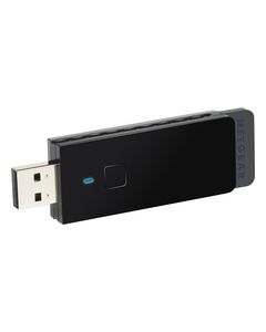 Netgear - N300 Wireless-N USB Adapter - Black