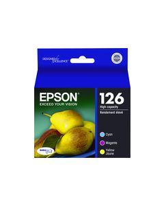 Epson - 126 3-Pack Ink Cartridges - Cyan/Magenta/Yellow