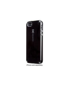 Speck - CandyShell + Faceplate Case for Apple® iPhone® 5 and 5s - Black/Gray
