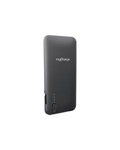 myCharge - Rechargeable 3000 mAh Power Bank Battery for Apple® iPhone® 5, 5s, 5c, 6s and 6s Plus - Gray