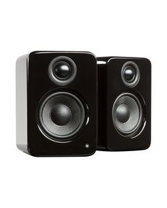 Kanto - YU2 3" 2-Way Desktop Mini Reference Monitors (Pair) - Gloss Black
