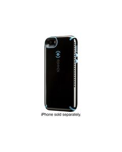 Speck - CandyShell Amped Case for Apple® iPhone® 5 and 5s - Black/Jay Blue
